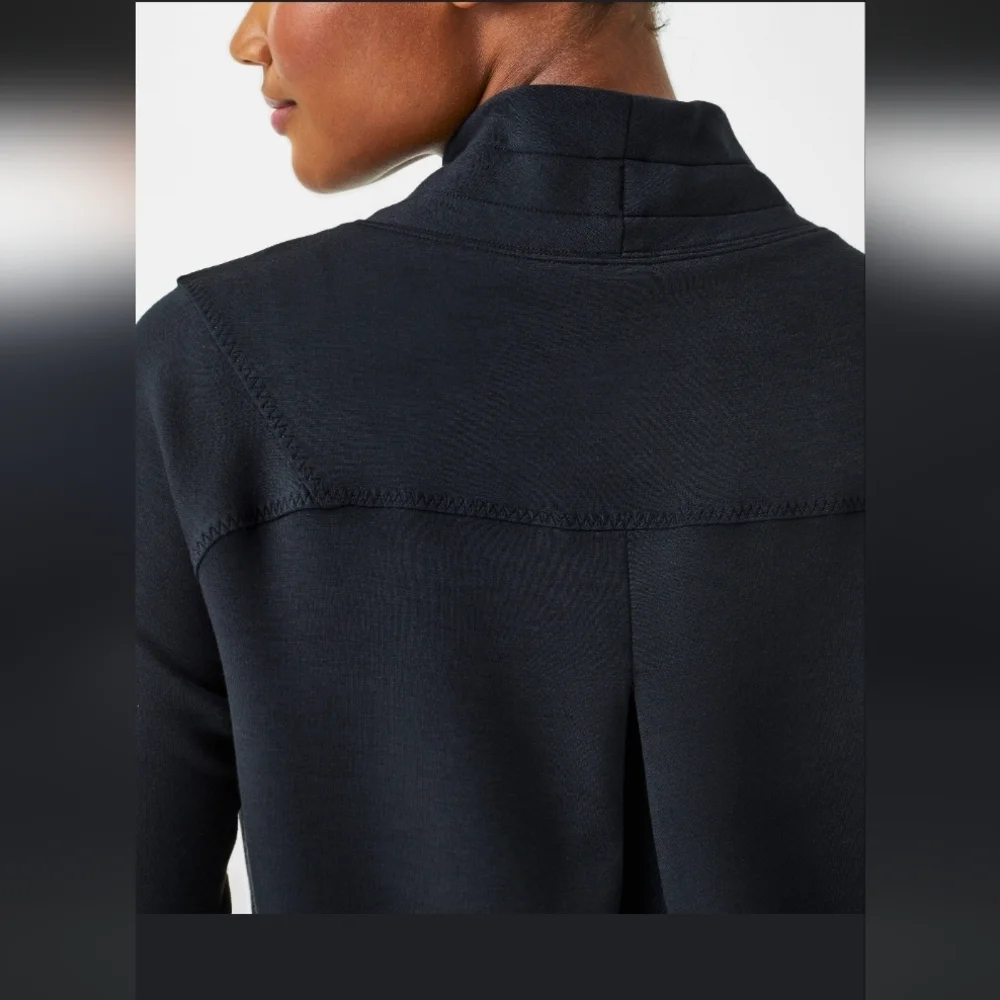 SPANX Charcoal Gray Turtleneck Pullover - Picture 4 of 7